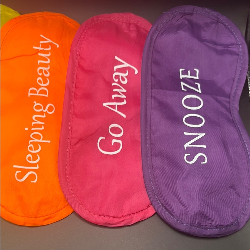 Colorful Sleep Mask Set - Picture 4 of 6